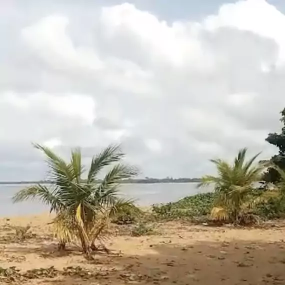 A photo of the Liberia shoreline